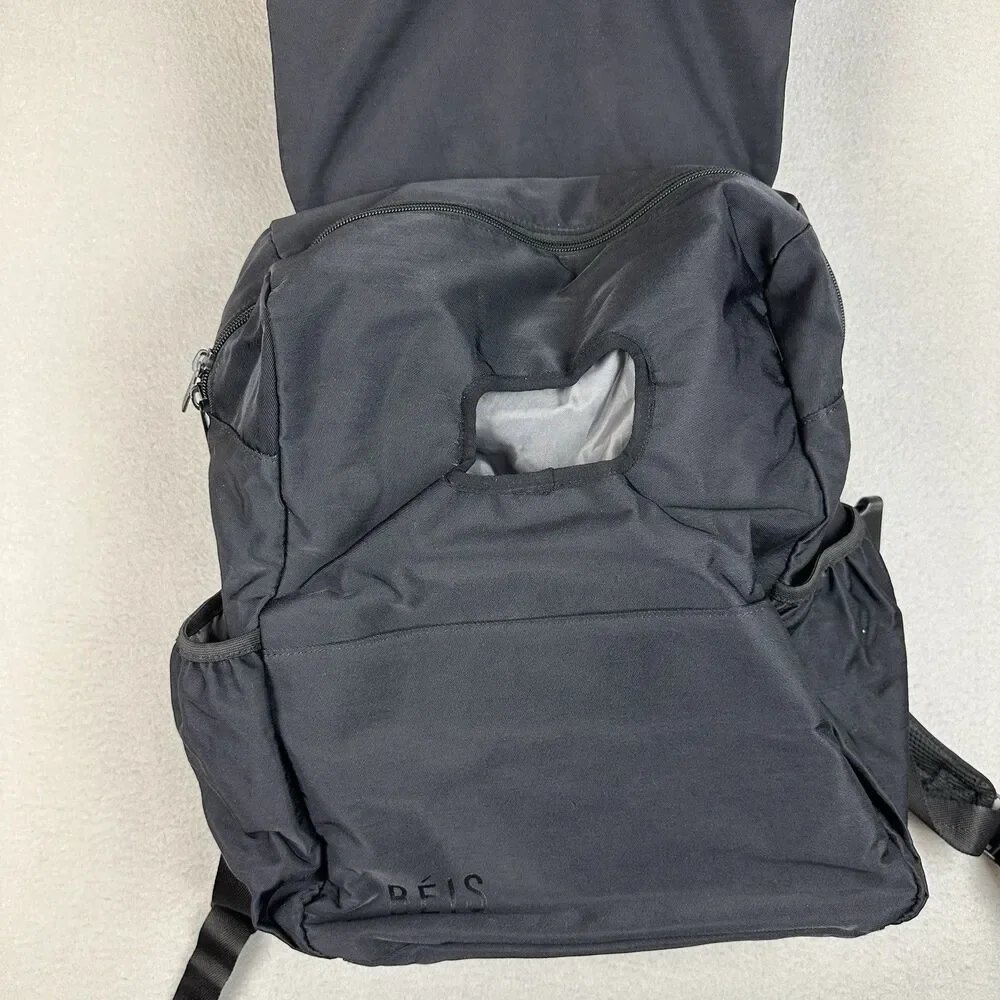 Beis Black Ultimate Diaper Bag Backpack Multi-Compartment Baby Toddler